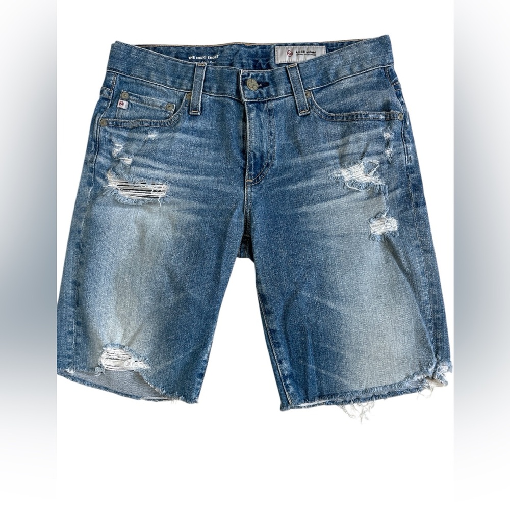 AG Jeans Nikki Relaxed Skinny  Monen’s Denim Shorts Size 25R